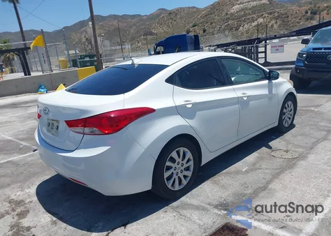 2011 Hyundai Elantra Gls from USA, damaged, VIN 5NPDH4AE1BH030738